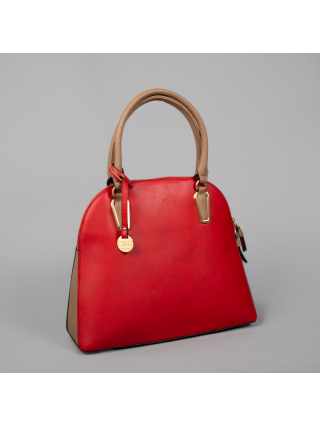 ΑΞΕΣΟΥΑΡ, Γυναικεία τσάντα Carpisa κόκκινη από οικολογικό δέρμα - Kalapod.gr